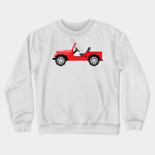 Jeep Pixelart Crewneck Sweatshirt